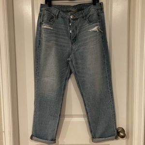 🌟👖Stylish American Eagle Tomgirl Low Rise button fly Jeans